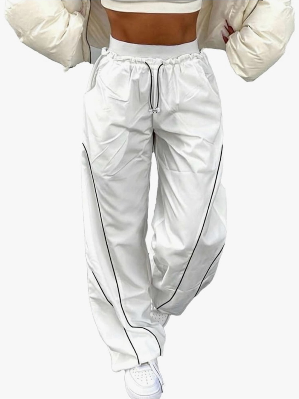 Cargo Pants/Parachute Pants Y2K Baggy Casual High Waist Track Pants
Streetwear